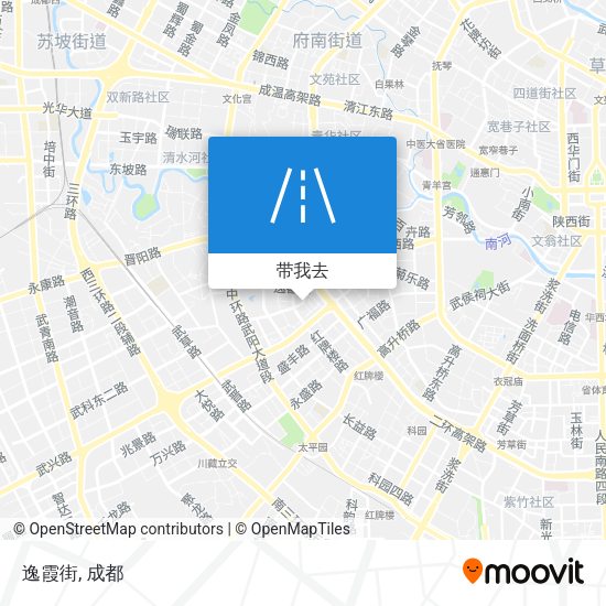 逸霞街地图