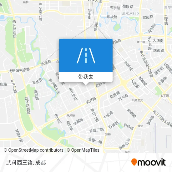 武科西三路地图