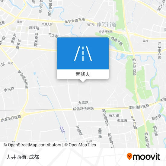 大井西街地图