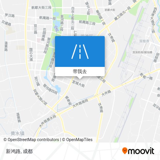 新鸿路地图