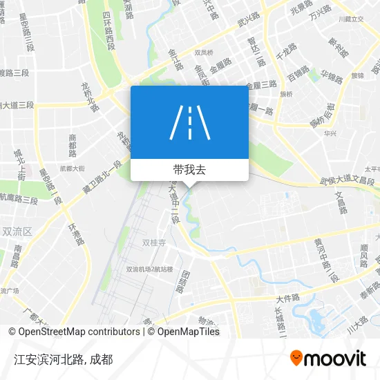 江安滨河北路地图