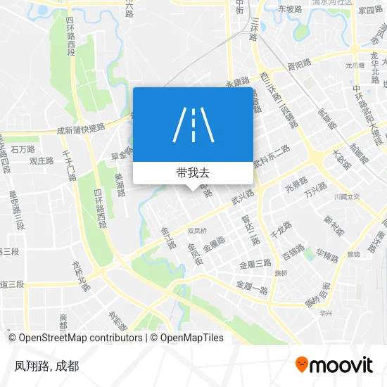 凤翔路地图