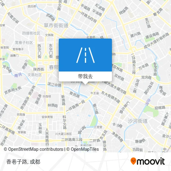 香巷子路地图