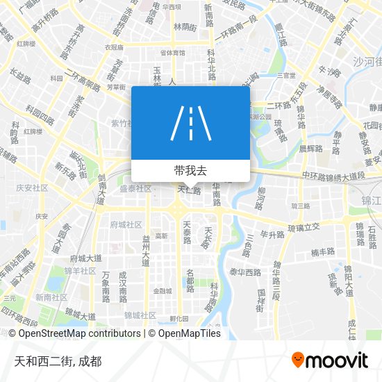 天和西二街地图
