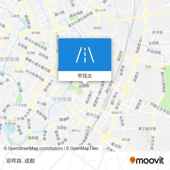 迎晖路地图