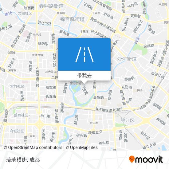 琉璃横街地图