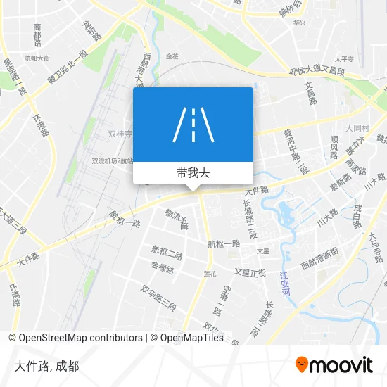 大件路地图