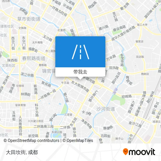 大田坎街地图