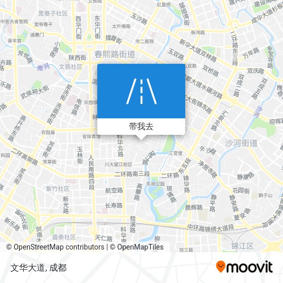 文华大道地图