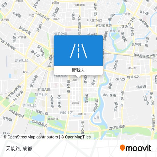 天韵路地图