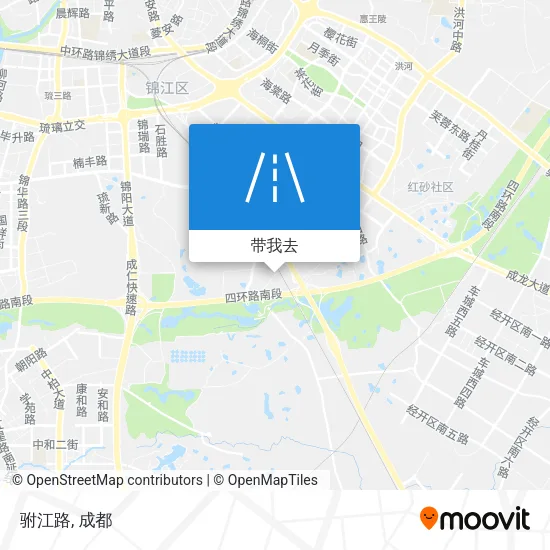 驸江路地图