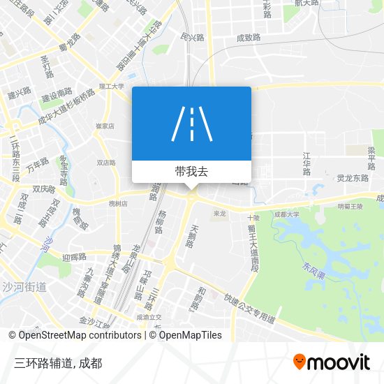三环路辅道地图