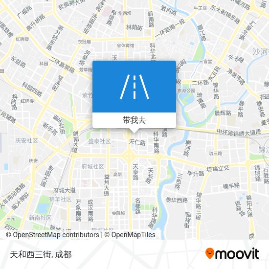 天和西三街地图