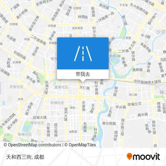 天和西三街地图