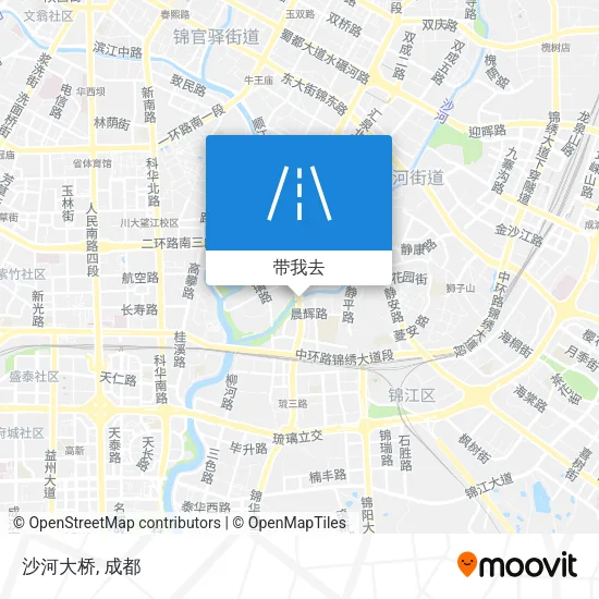 沙河大桥地图