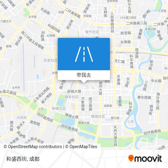 和盛西街地图