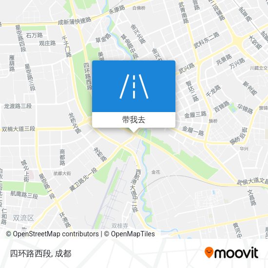 四环路西段地图