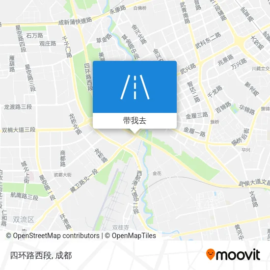 四环路西段地图