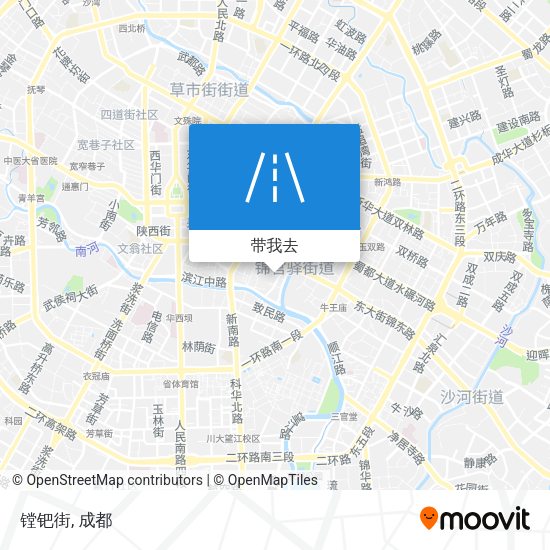 镗钯街地图