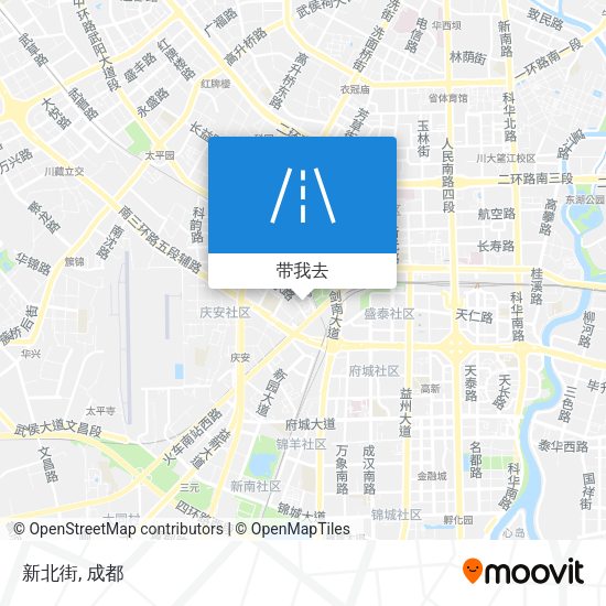 新北街地图