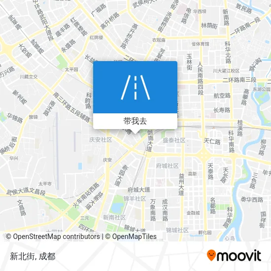 新北街地图