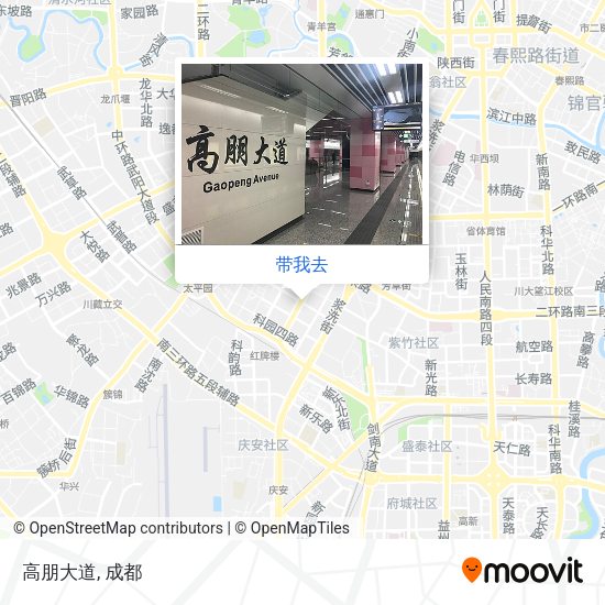 高朋大道地图