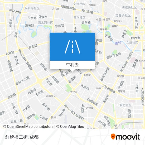 红牌楼二街地图