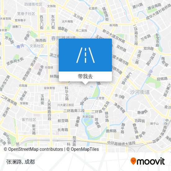 张澜路地图