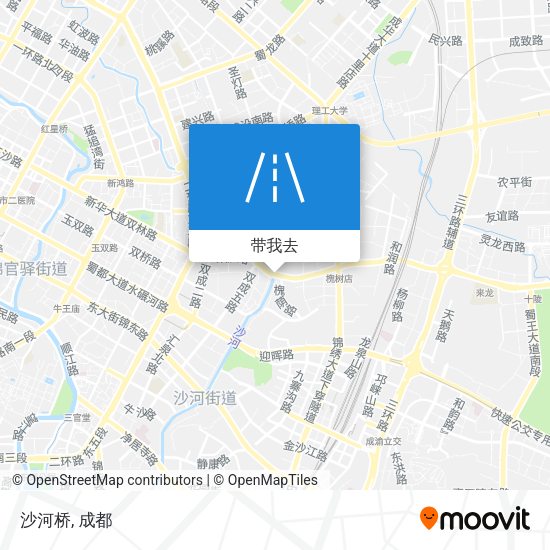 沙河桥地图