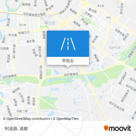 时蔬路地图