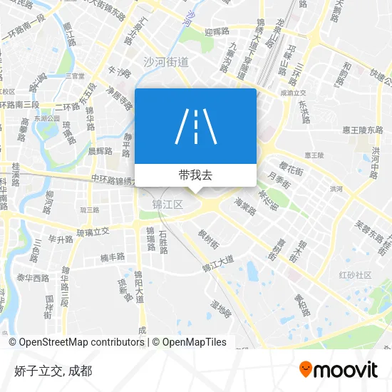 娇子立交地图
