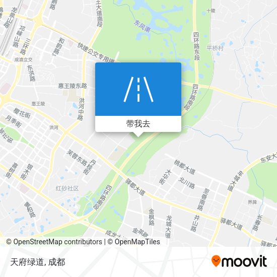 天府绿道地图