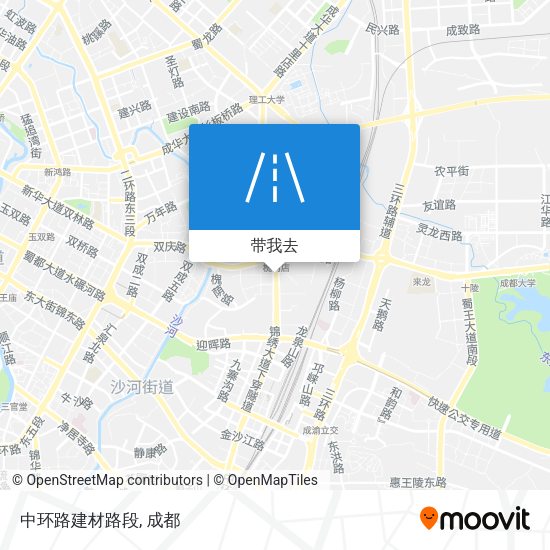 中环路建材路段地图