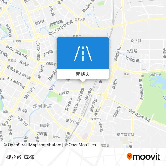 槐花路地图