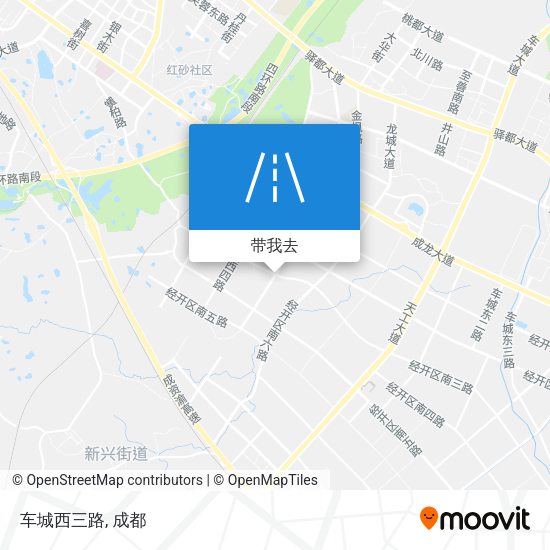 车城西三路地图