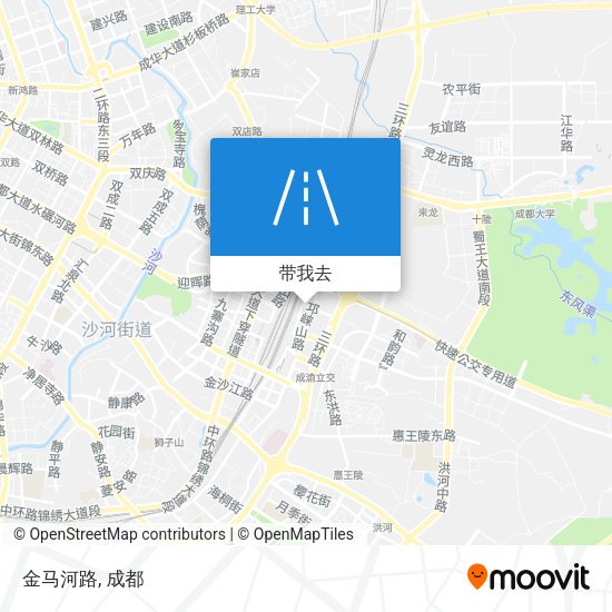 金马河路地图