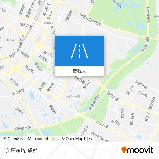 芙蓉东路地图