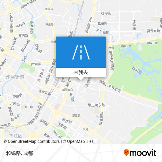 和锦路地图