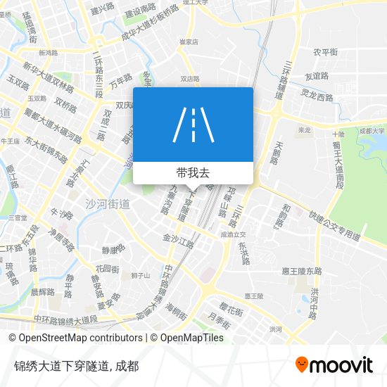 锦绣大道下穿隧道地图