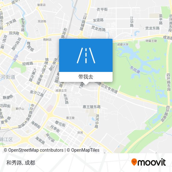 和秀路地图