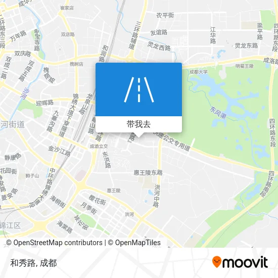 和秀路地图