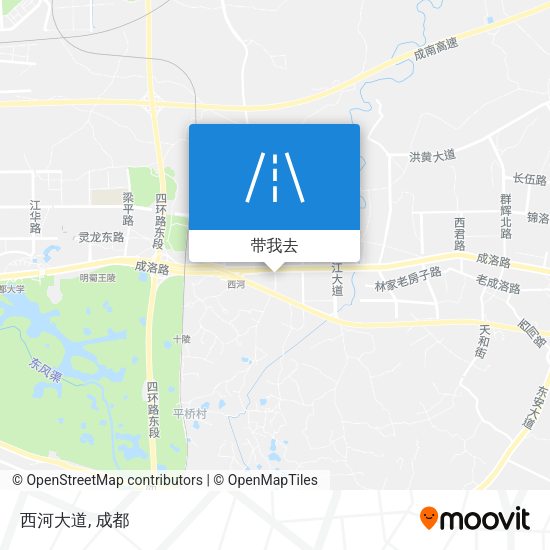 西河大道地图