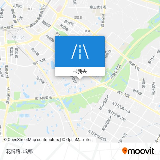 花博路地图