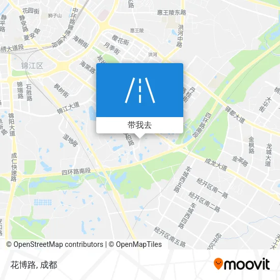 花博路地图