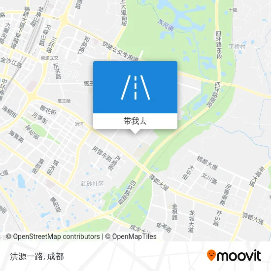洪源一路地图