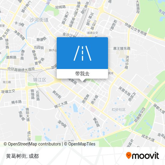黄葛树街地图
