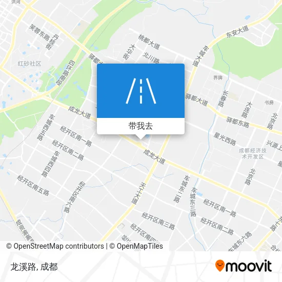 龙溪路地图