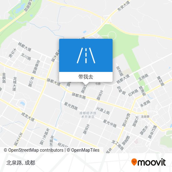 北泉路地图