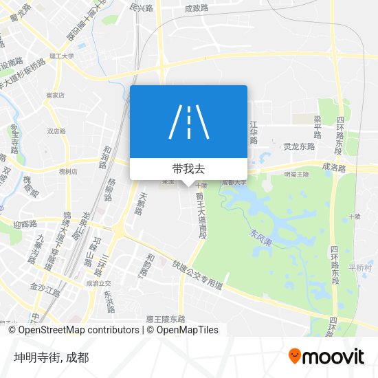 坤明寺街地图
