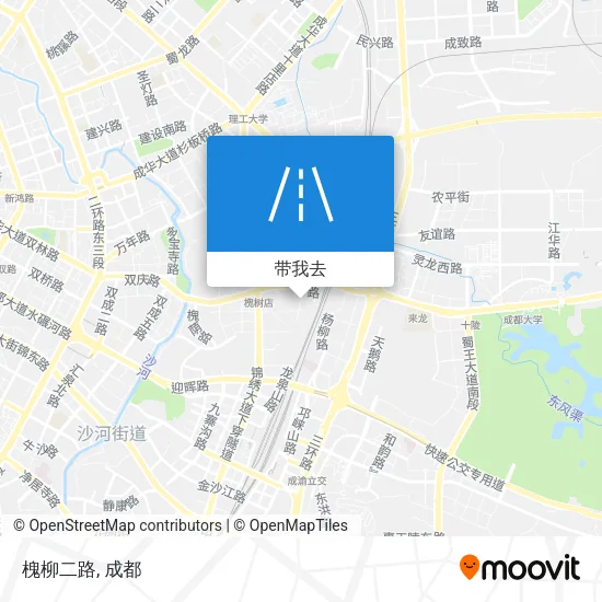 槐柳二路地图